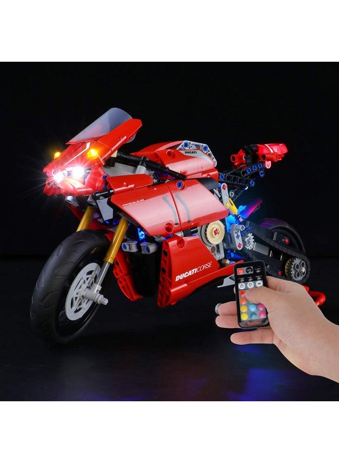 Led Lighting Kit For Ducati Panigale V4 R Compatible With Lego 42107 Building Blocks Model Not Include The Lego Set