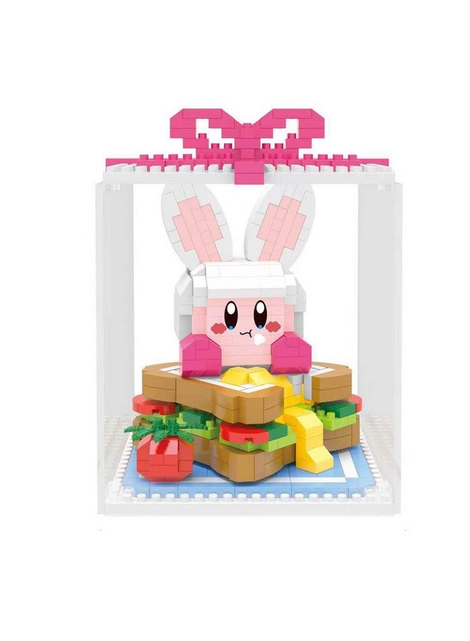Micro Cartoon Building Blocks Building Toys Mini Building 3D Toy Pet Blocks Kit For Teens And Adults Dustproof Included (Rabbit)