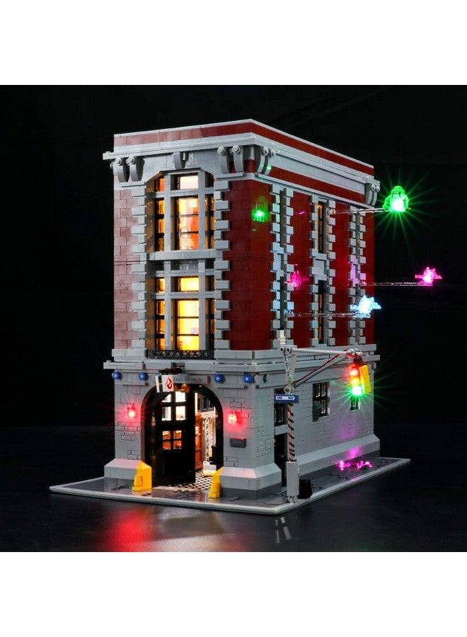 Led Lighting Kit For Ghostbusters Firehouse Headquarters Compatible With Lego 75827 Building Blocks Model Not Include The Lego Set(Remotecontrol Version)