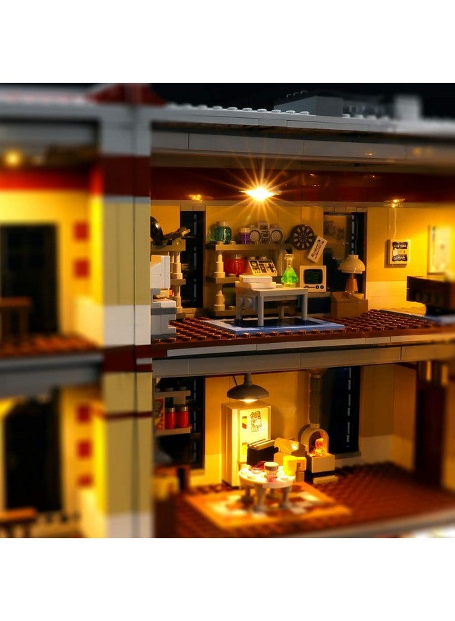 Led Lighting Kit For Ghostbusters Firehouse Headquarters Compatible With Lego 75827 Building Blocks Model Not Include The Lego Set(Remotecontrol Version)