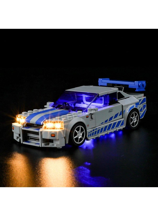 Led Lighting Kit For Lego76917 2 Fast 2 Furious Nissan Skyline Gtr (R34) Compatible With Lego Building Blocks Model Not Include Lego Set