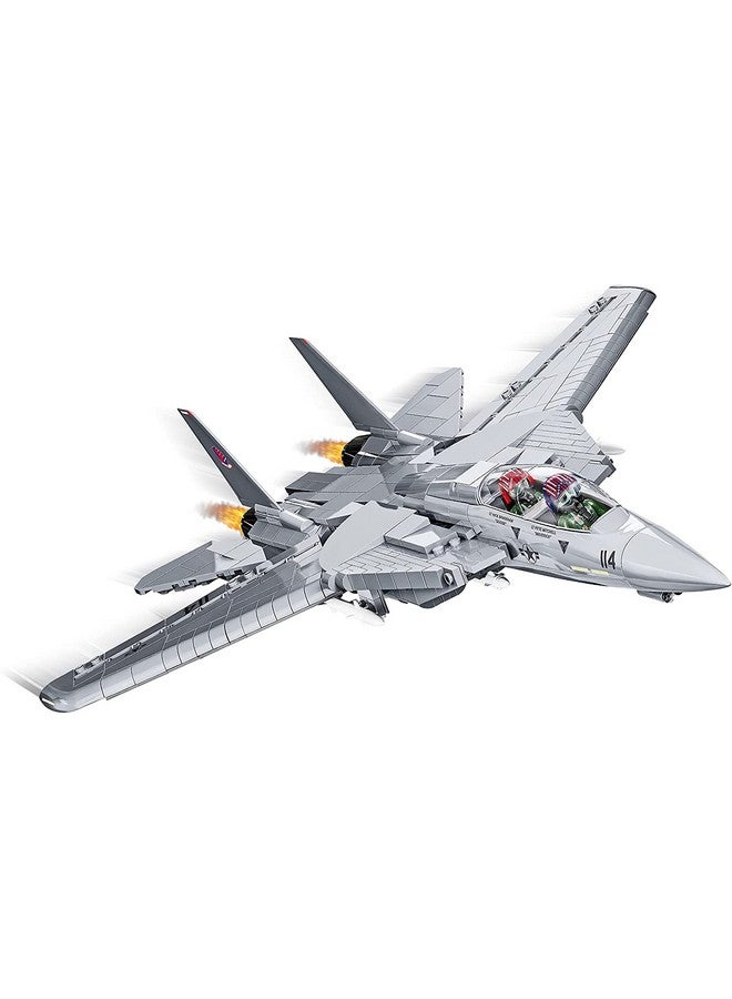Top Gun F14A Tomcat Fighter Plane 1 48 Scale 754 Piece Building Set With Maverick And Goose Figures