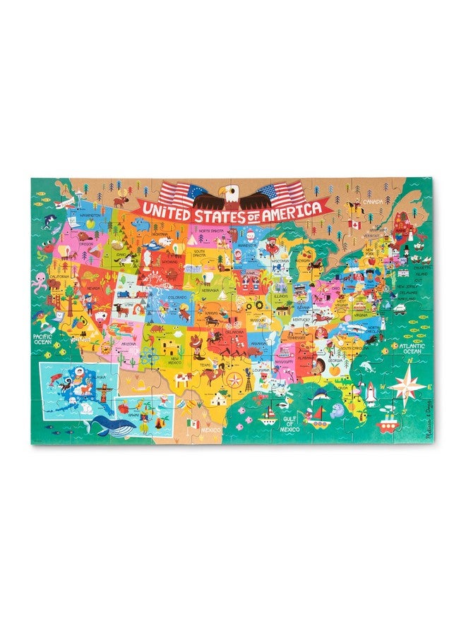 Natural Play Giant Floor Puzzle America The Beautiful (60 Pieces)