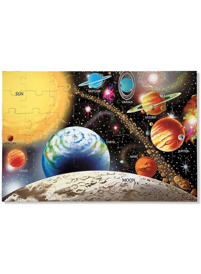Solar System 48Piece Floor Puzzle + Free Scratch Art Minipad Bundle [04138]