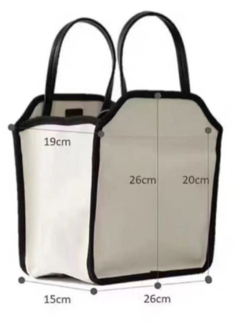 Korea ins mommy bag multifunctional mother and baby bag canvas lightweight handbag lunch bag shoulder crossbody mother bag