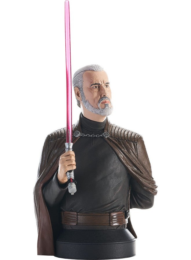 Star Wars Revenge Of The Sith Count Dooku 1 6 Scale Bust Multicolor
