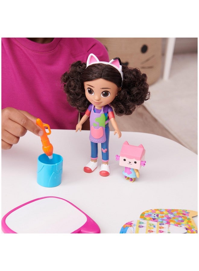 Gabby’S Dollhouse Gabby Deluxe Craft Dolls And Accessories With Water Pad And Water Brush Pen Kids Toys For Girls And Boys Ages 3 And Up