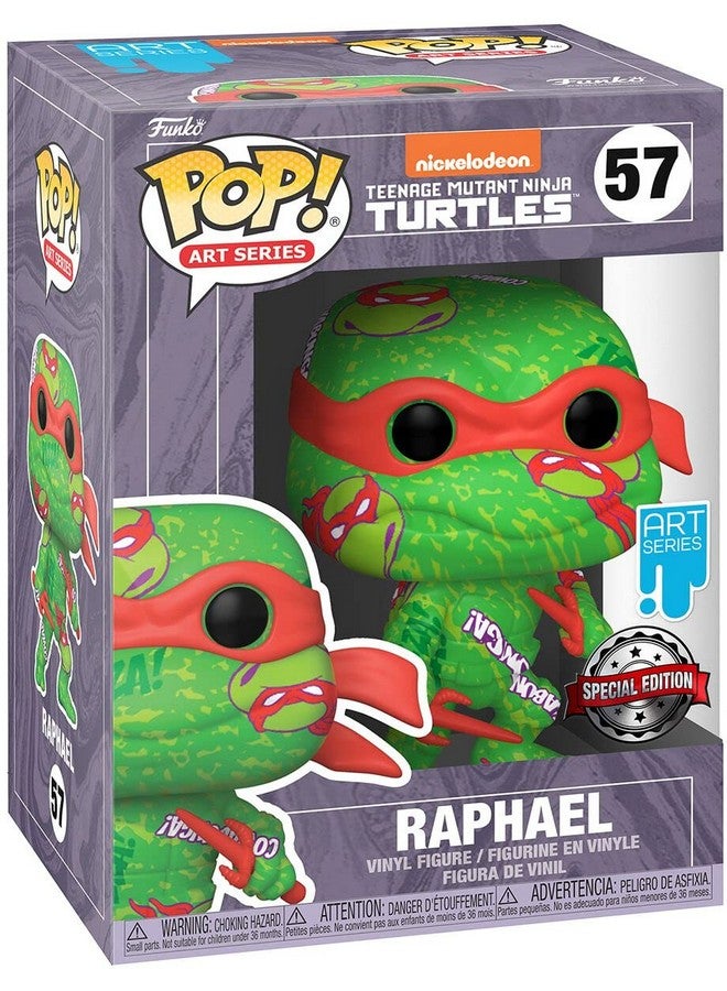 Raphael Artist Series Teenage Mutant Ninja Turtles Funko Pop Vinyl Figure With Pop Protector Exclusive