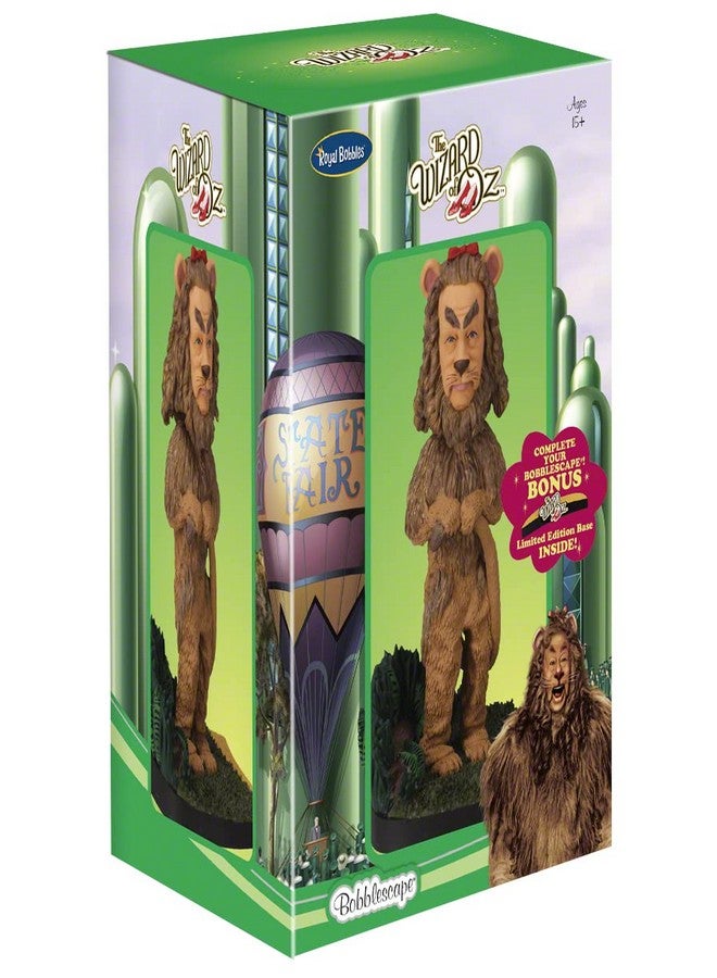 The Wizard Of Oz Cowardly Lion Collectible Bobblescape Bobblehead Statue