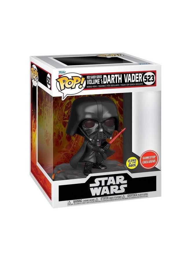 Pop Disney Star Wars Red Saber Series Vol.1 Darth Vader (Glows In The Dark) (Special Edition) 523 Bobblehead Vinyl Figure
