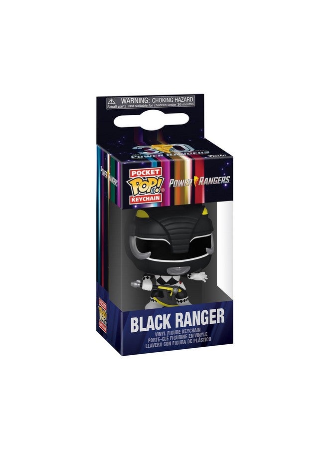 Pop Keychain Mighty Morphin Power Rangers 30Th Black Ranger