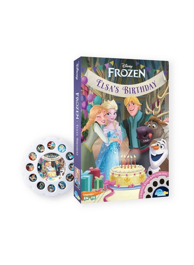 Storytime Frozen Elsa’S Birthday Storybook Reel A Magical Way To Read Together Digital Story For Projector Fun Sound Effects Learning Gifts For Kids Age 1 Year And Up