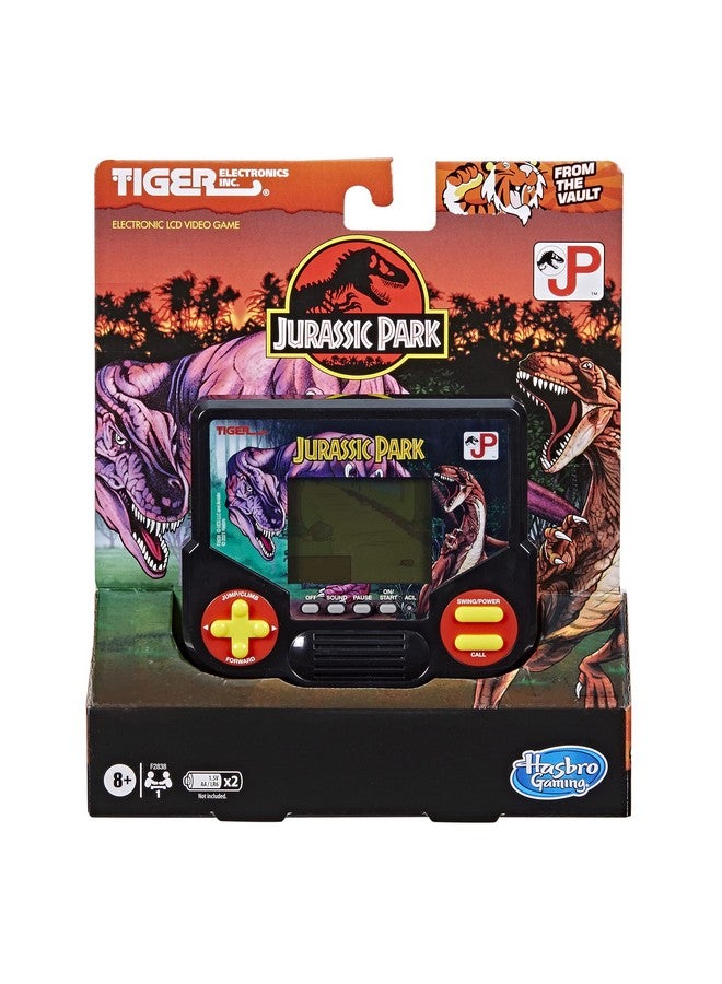 Tiger Electronics Jurassic Park Electronic Lcd Video Game Retroinspired 1Player Handheld Game Ages 8 And Up