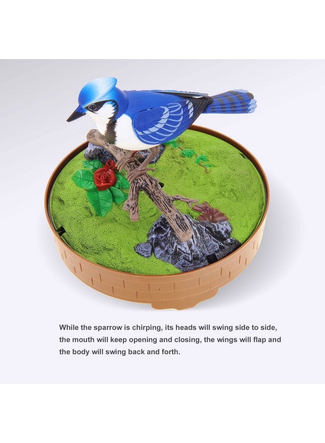 Singing & Chirping Bird In Cage Realistic Sounds & Movements Sound Activation Pet Caged Bird Toy