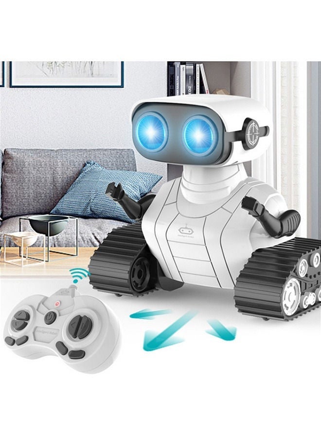 Robot Toys for Boys Girls, Rechargeable Remote Control Robots, Emo Robot with Auto-Demonstration, Flexible Head & Arms, Dance Moves, Music, Shining LED Eyes, Kids Toys for 5+ Years Old Boys