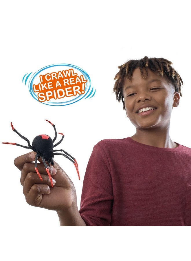 Crawling Spider Glow In The Dark (2 Pack) By Zuru Batterypowered Robotic Interactive Electronic Spider Toy That Moves And Crawls Prankst Toys For Boys Kids Teens