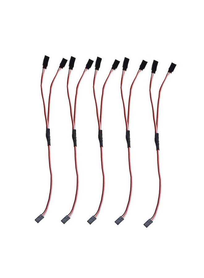 30Cm Servo Remote Control 1 To 2 Y Cables Male To Female (5 Pcs)