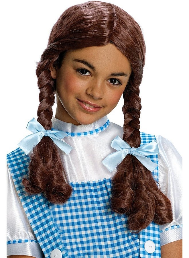 Rubies Child'S Wizard Of Oz Dorothy Costume Wig Brown One Size