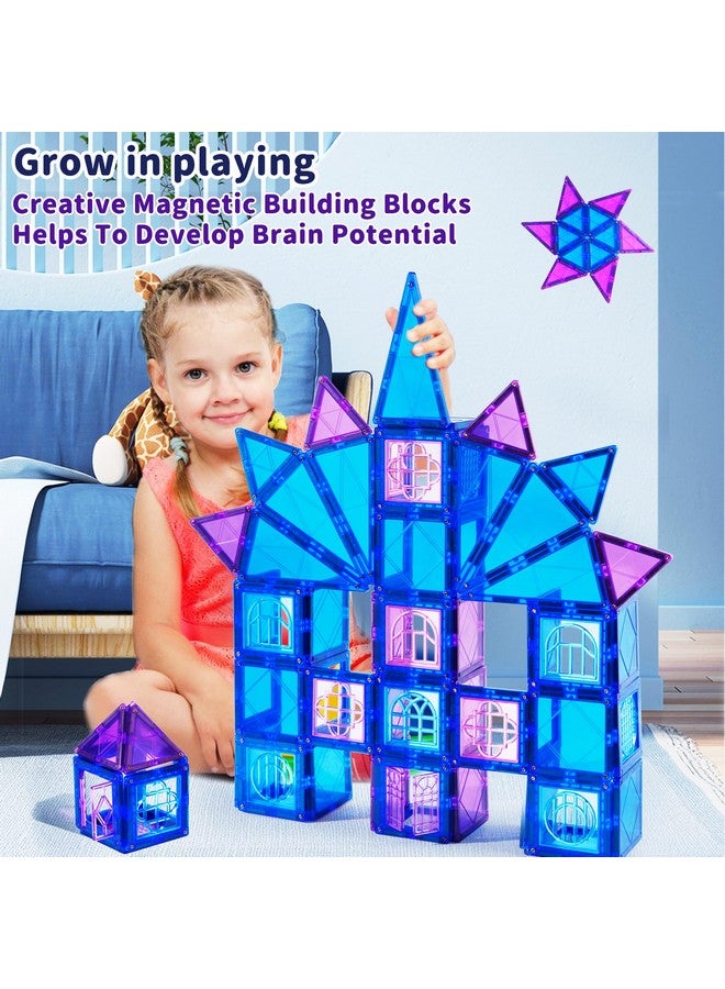 102Pcs Magnetic Tiles Frozen Magnet Building For 3 4 5 6 7 8 Years Old Girls Birthday Gifts Frozen Princess Preschool Stem Educational Toys