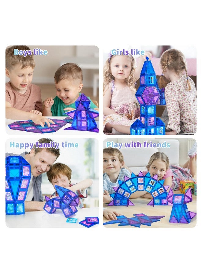 102Pcs Magnetic Tiles Frozen Magnet Building For 3 4 5 6 7 8 Years Old Girls Birthday Gifts Frozen Princess Preschool Stem Educational Toys