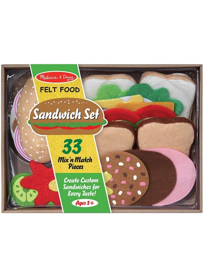 Toys Felt Food Sandwich Set