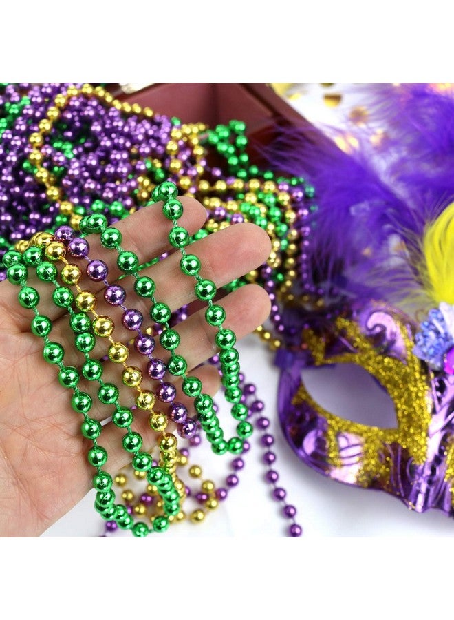 12 Pcs Mardi Gras Beads 33