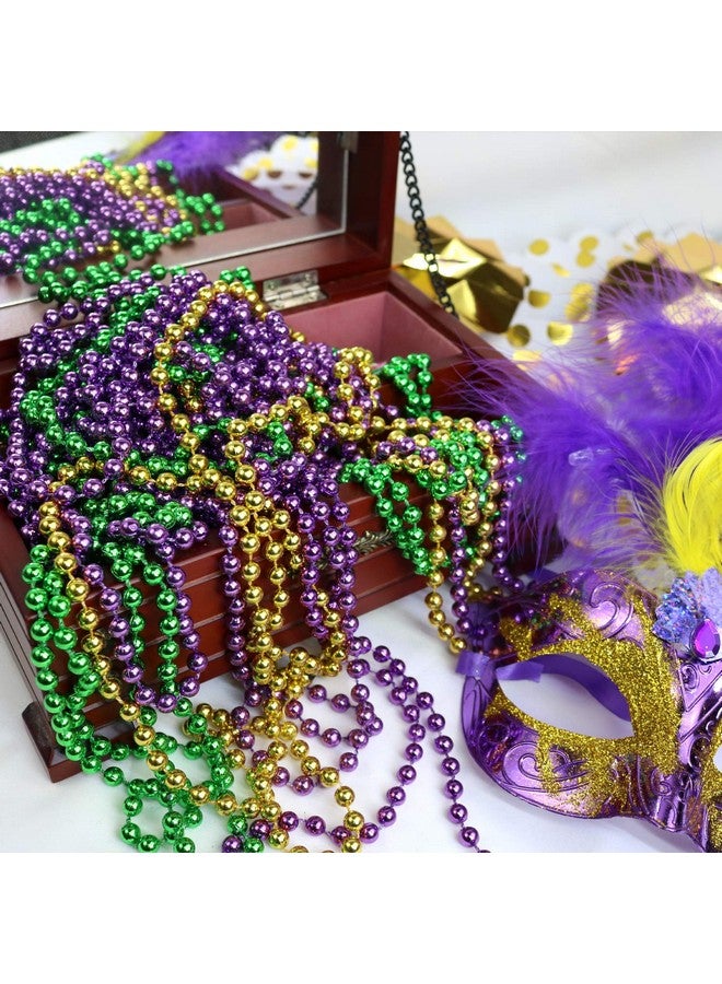 12 Pcs Mardi Gras Beads 33