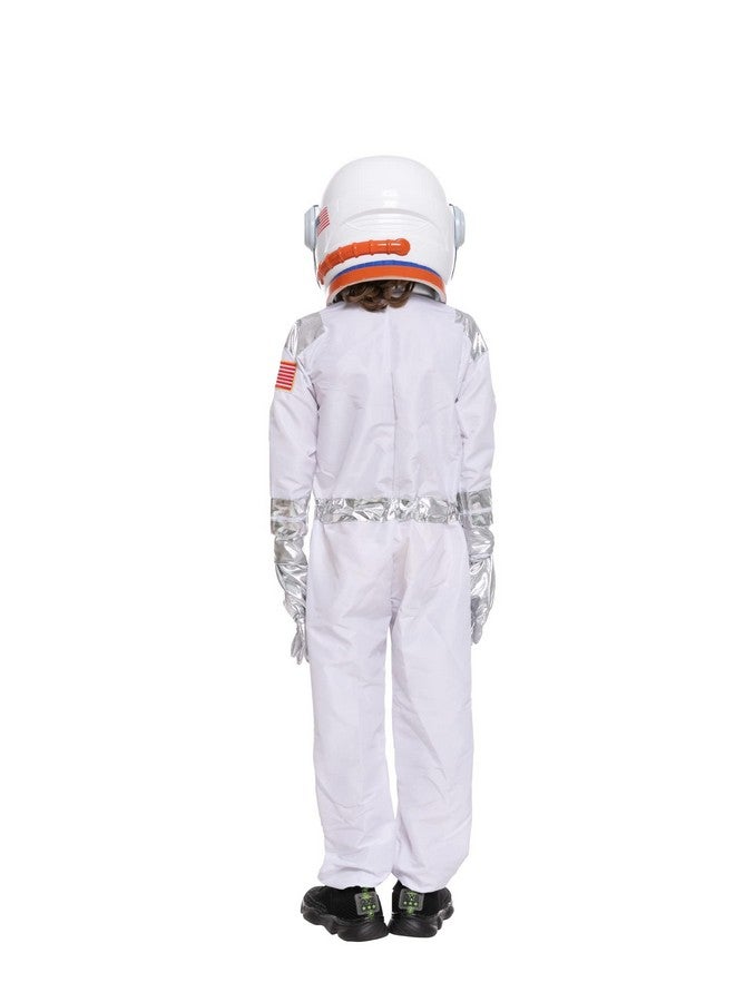 Halloween Child Astronaut Costume With Silver Stripes For Party Favors (Small (57Yr))