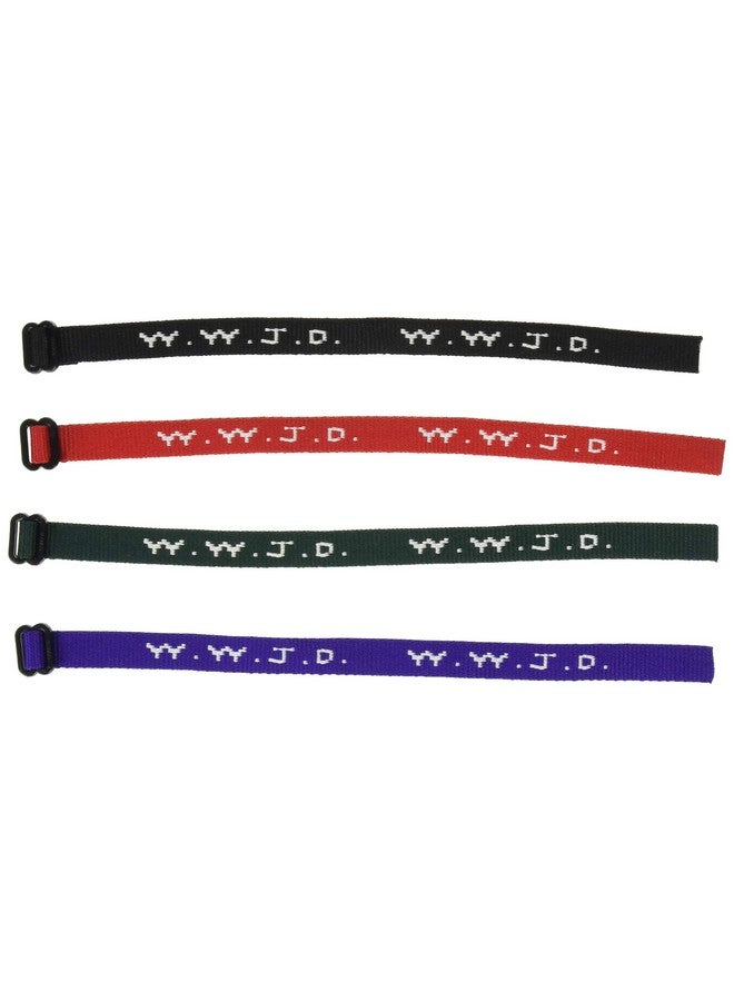 W.W.J.D. Webbing Bracelet Assortment (12 Pc)