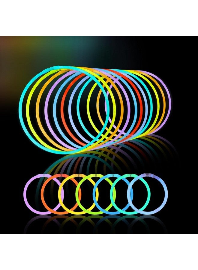 300 Pack Glow Sticks 100Ct 22'' Glow Necklaces And 200 Pcs 8