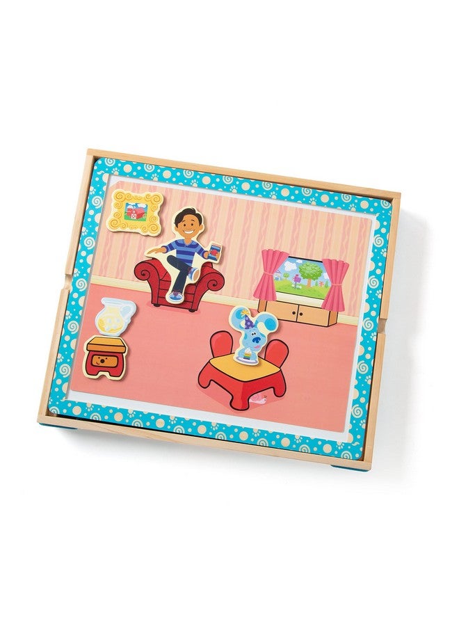 Blue'S Clues & You Wooden Magnetic Picture Game (48 Pieces) Multicolor