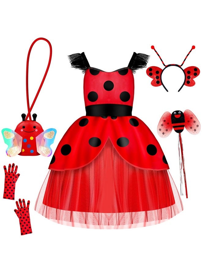 Ladybug Dress Costume For Girls Ladybug Costume Toddler Halloween Birthday Dress Up Pretend Play For Kids 210