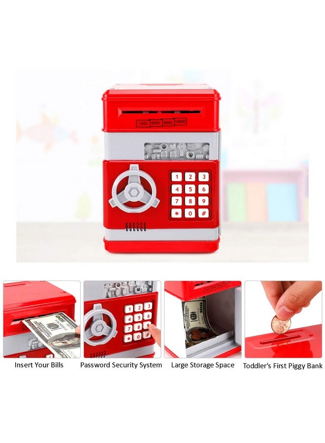 Kids Piggy Bank Toy Digital Password Key Money Safe For Cash Coin Mini Atm Cash Coin Saving Toy For Children