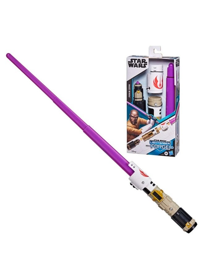 Lightsaber Forge Mace Windu Extendable Purple Lightsaber Toy Customizable Roleplay Toy For Kids Ages 4 And Up Multicolored Standard (F1164)