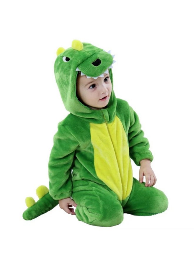 Halloween Baby Green Dinosaur Costumes Toddler Onesie Infants Cosplay Romper 45 Years