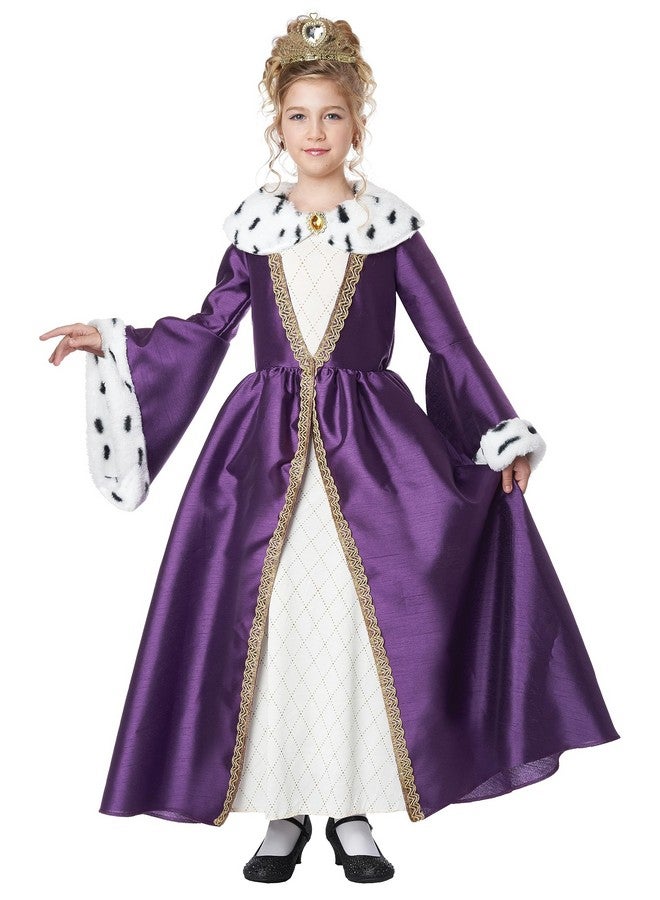Queen For A Day Girls Royal Costume Large Size 1012Purple