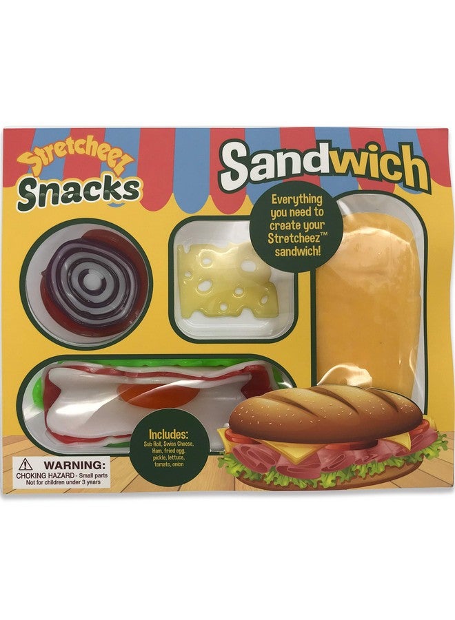 Stretcheez Snacks Play Food For Kids Stretchy Pretend Food & Toppings Mix & Match Collect Them All Works With Role Play Kitchens Twelve Assorted Sets Available For Boys & Girls
