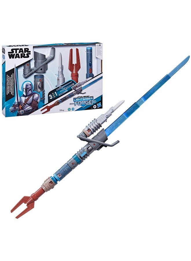 Lightsaber Forge Ultimate Mandalorian Masterworks Set Officially Licensed Electronic Lightsaber Toys For Boys And Girls 4+ Years