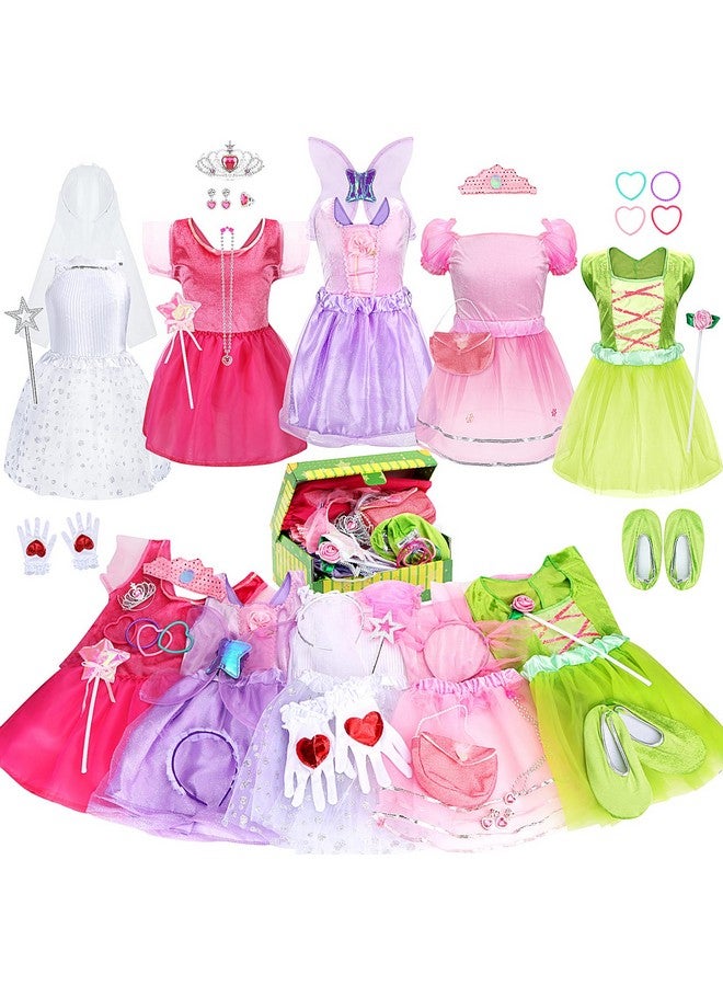Dress Up Clothes For Little Girls Kids Dress Up & Pretend Play Princess Dress Up Trunk Costume For Girls 36 Years