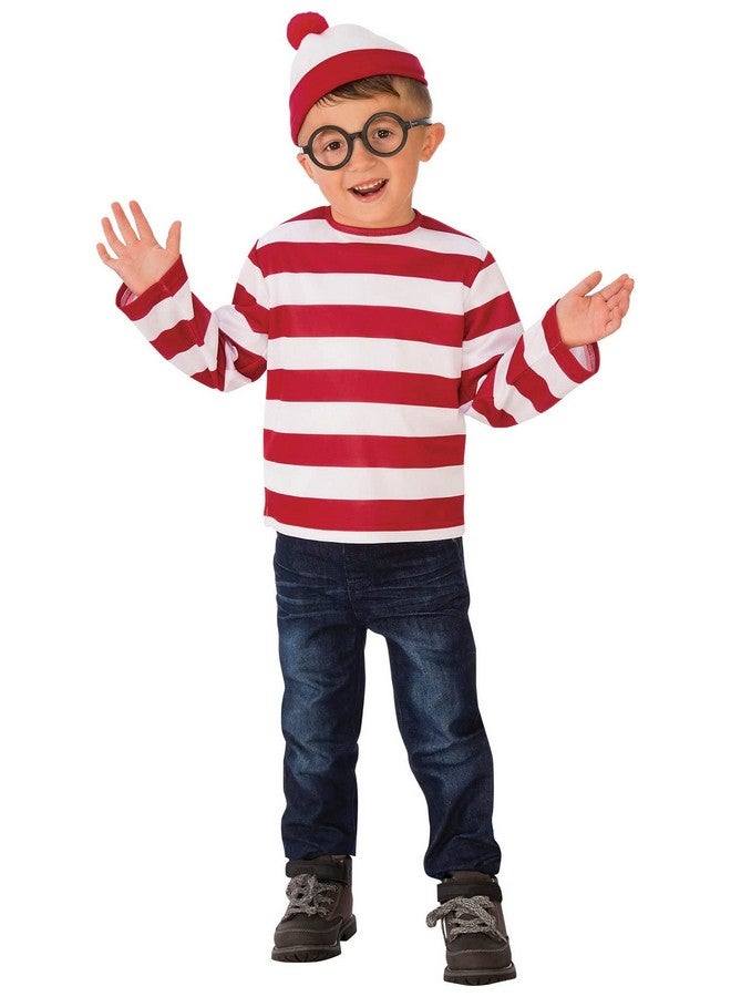 Unisex Child Where'S Waldo Costume As Shown Small Us