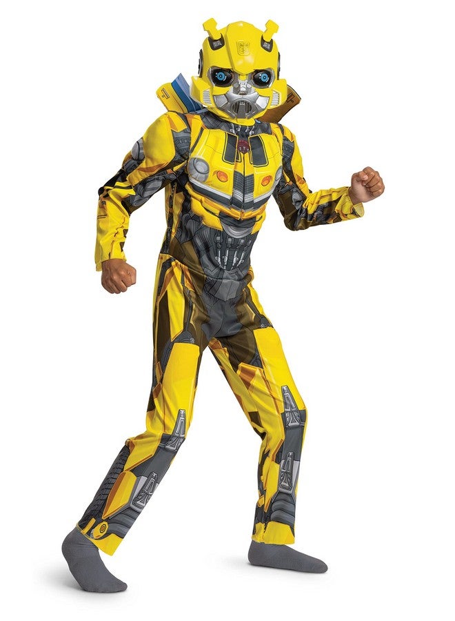 Bumblebee Muscle Costume For Kids Official Transformers Rise Of The Beasts Padded Costume And Mask Size (46)