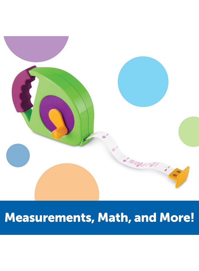 Simple Tape Measure Ages 3+ Retractable Toy Tape Measure Measures 4 Feet Construction Toy For Kidsback To School