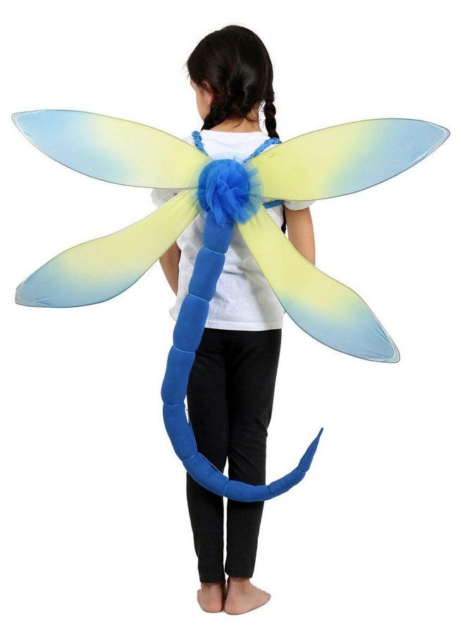 Child'S Princess Paradise Blue Dragonfly Costume One Size