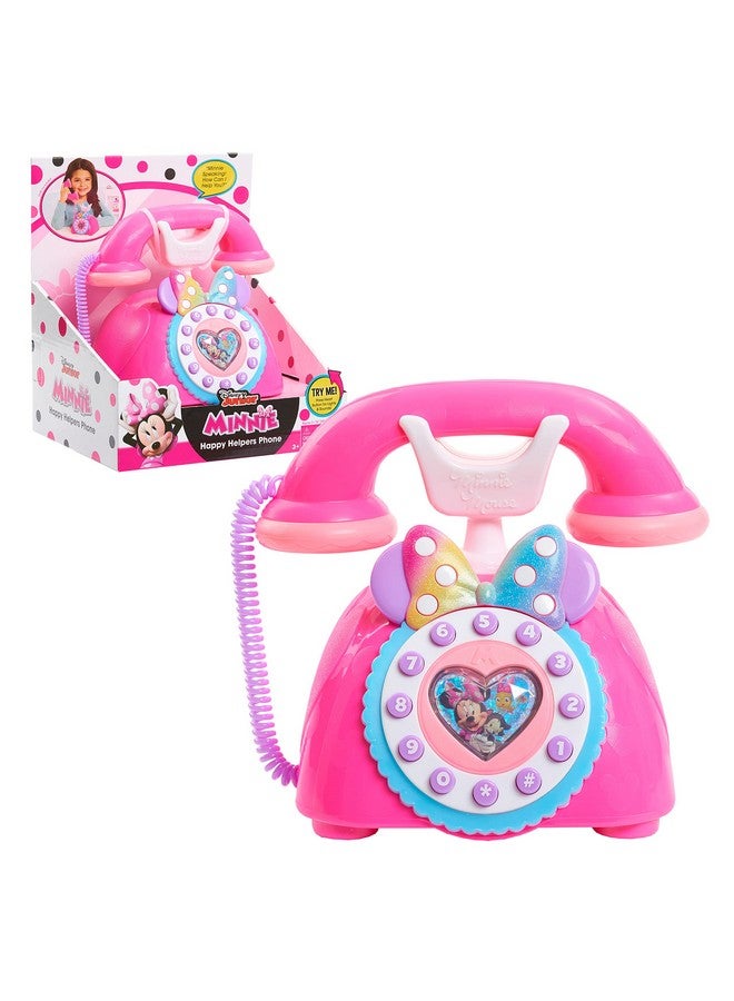 Disney Junior Minnie Mouse Happy Helpers Phone Officially Licensed Kids Toys For Ages 3 Up By Just Play