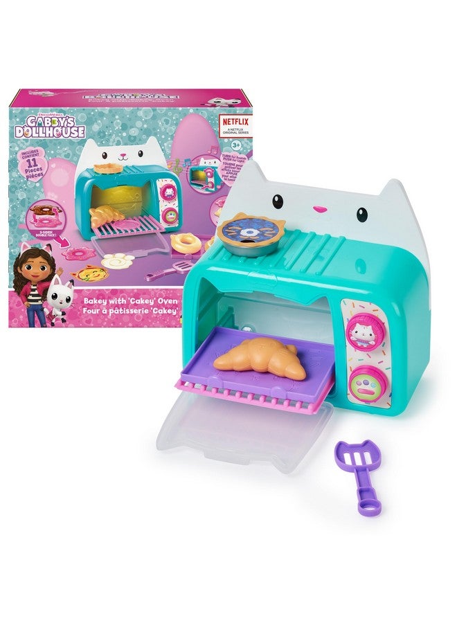 Gabby’S Dollhouse Bakey With Cakey Oven Kitchen Toy With Lights And Sounds Toy Kitchen Accessories And Play Food Kids Toys For Ages 3 And Up