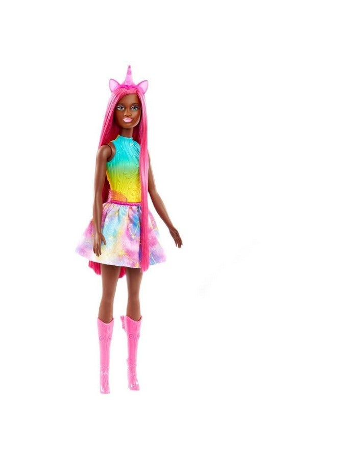Unicorn Doll With 7Inchlong Magenta Fantasy Hair And Colorful Accessories For Styling Play Unicorn Headband And Tail