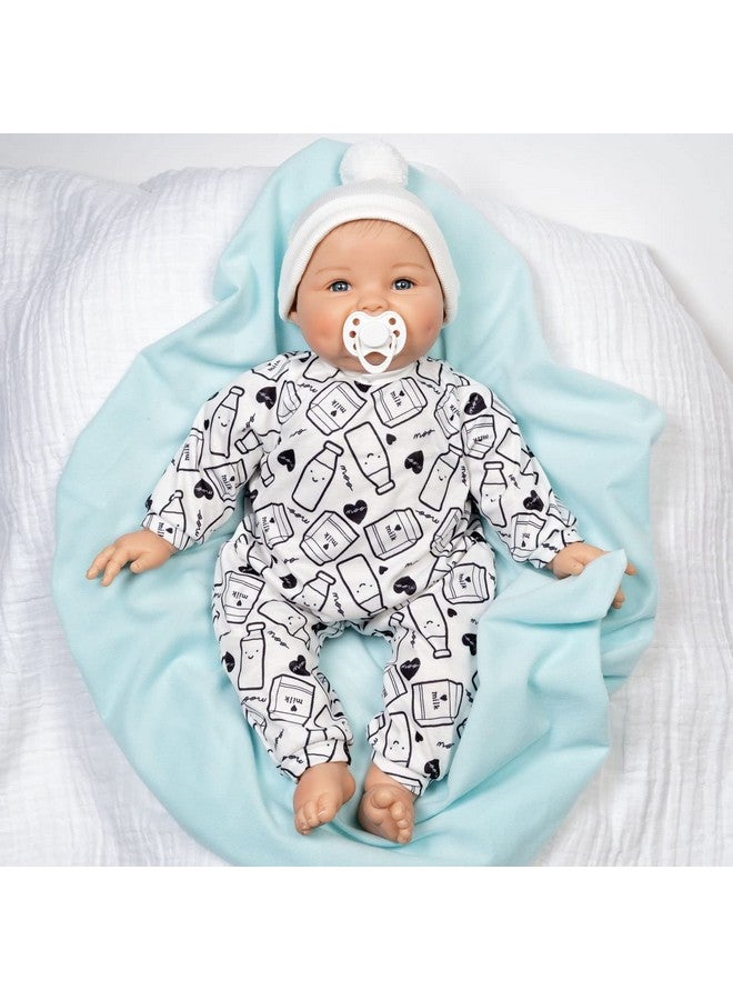 ® Realistic Reborn Big Boy Doll Ping Lau Designer'S Doll Collections Birthday Gift And Anniversary Present With Magnetic Pacifier & 5Pc Gift Set Big Boy