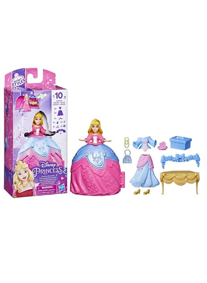 F3467 Princess Secret Stylesaurora Stylish Surprisedoll Playset With Clothes And Accessories4+ Multicoloured