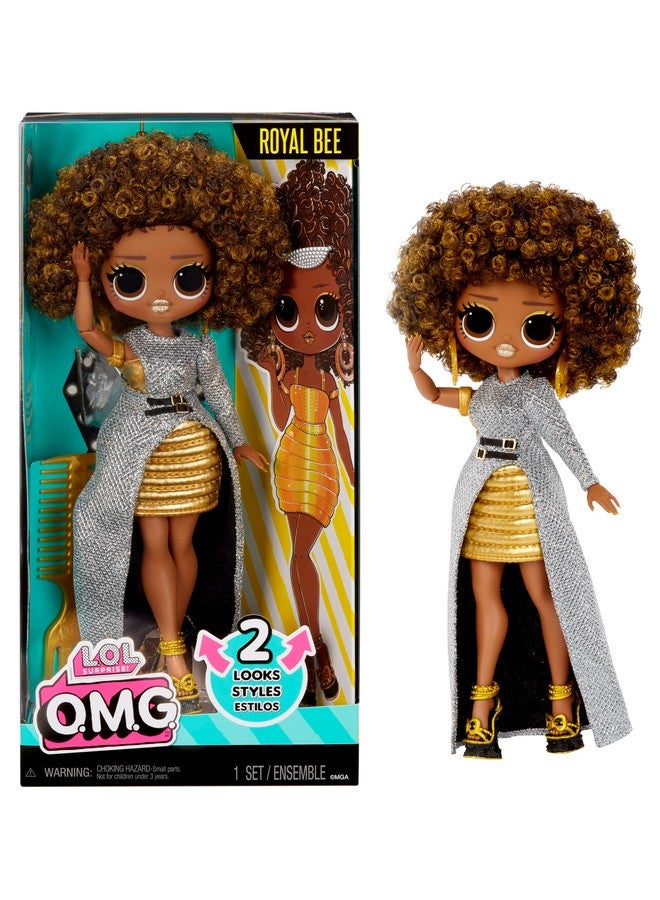 Lol Surprise Omg Royal Bee Fashion Doll With Multiple Surprises Including Transforming Fashions And Fabulous Accessories Great Gift For Kids Ages 4+