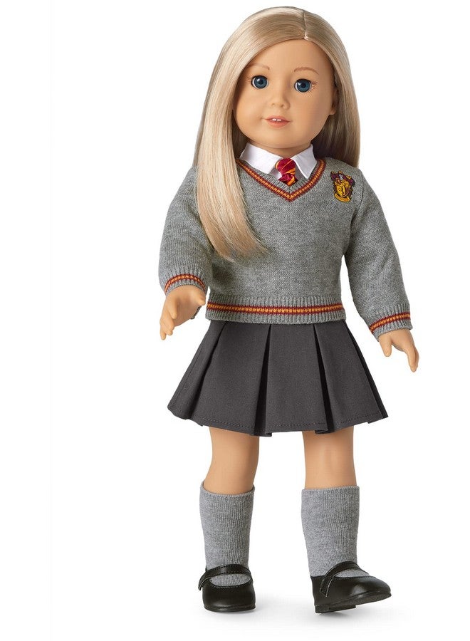 Harry Potter 18Inch Doll Gryffindor Outfit With Sweater And Scarf Featuring House Crest For Ages 6+